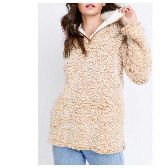 ✨LAST ONE✨Sherpa soft zip pull over - Picture 7 of 8
